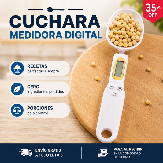 Cuchara Medidora Digital - Y nunca más arruinarás una receta