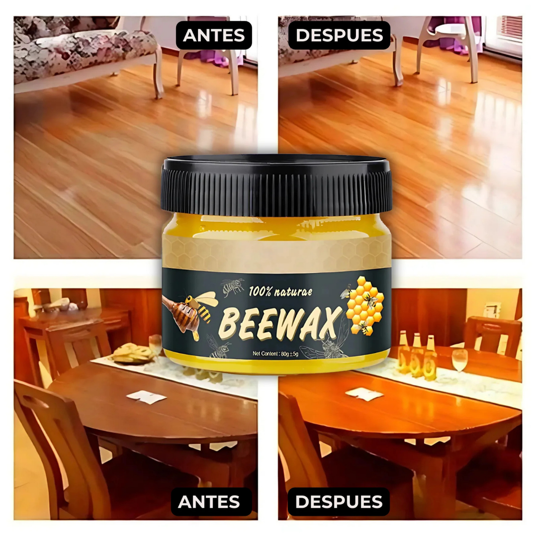 Cera de Abejas BeeWax™ – Limpieza natural, muebles como nuevos