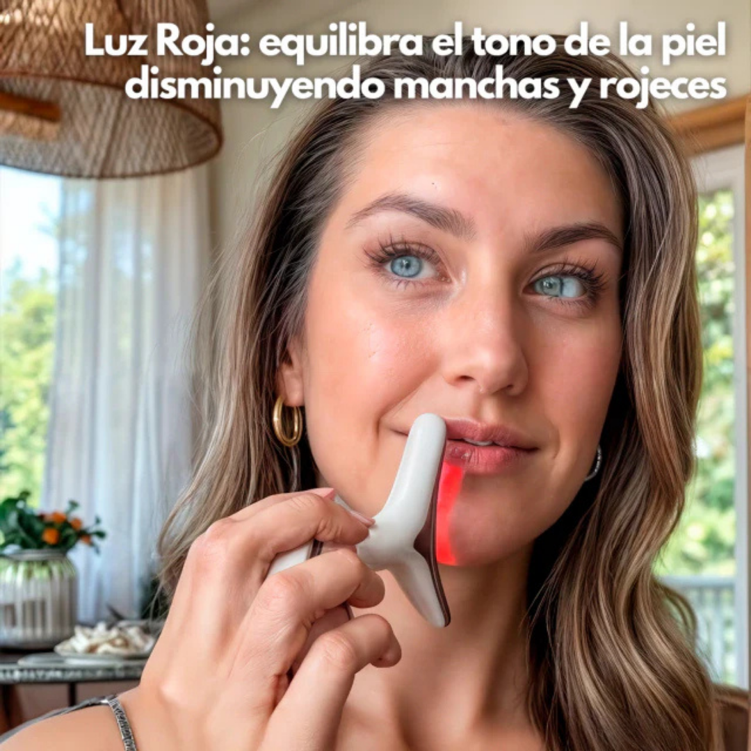 Masajeador Facial GlowSonic® - Reafirma, Moldea y Rejuvenece tu Rostro