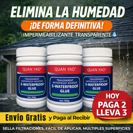 Sellador Impermeable MultiSuperficie - Resiste Agua, Lluvia y Humedad