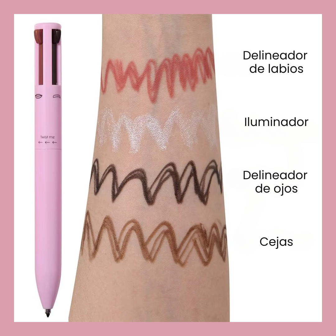 Lápiz Total Look - Maquillaje 4 en 1