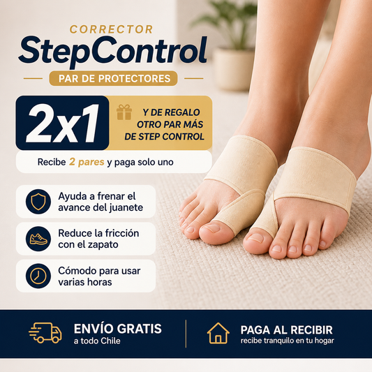 Corrector StepControl - Alinea y ayuda a frenar el avance del juanete