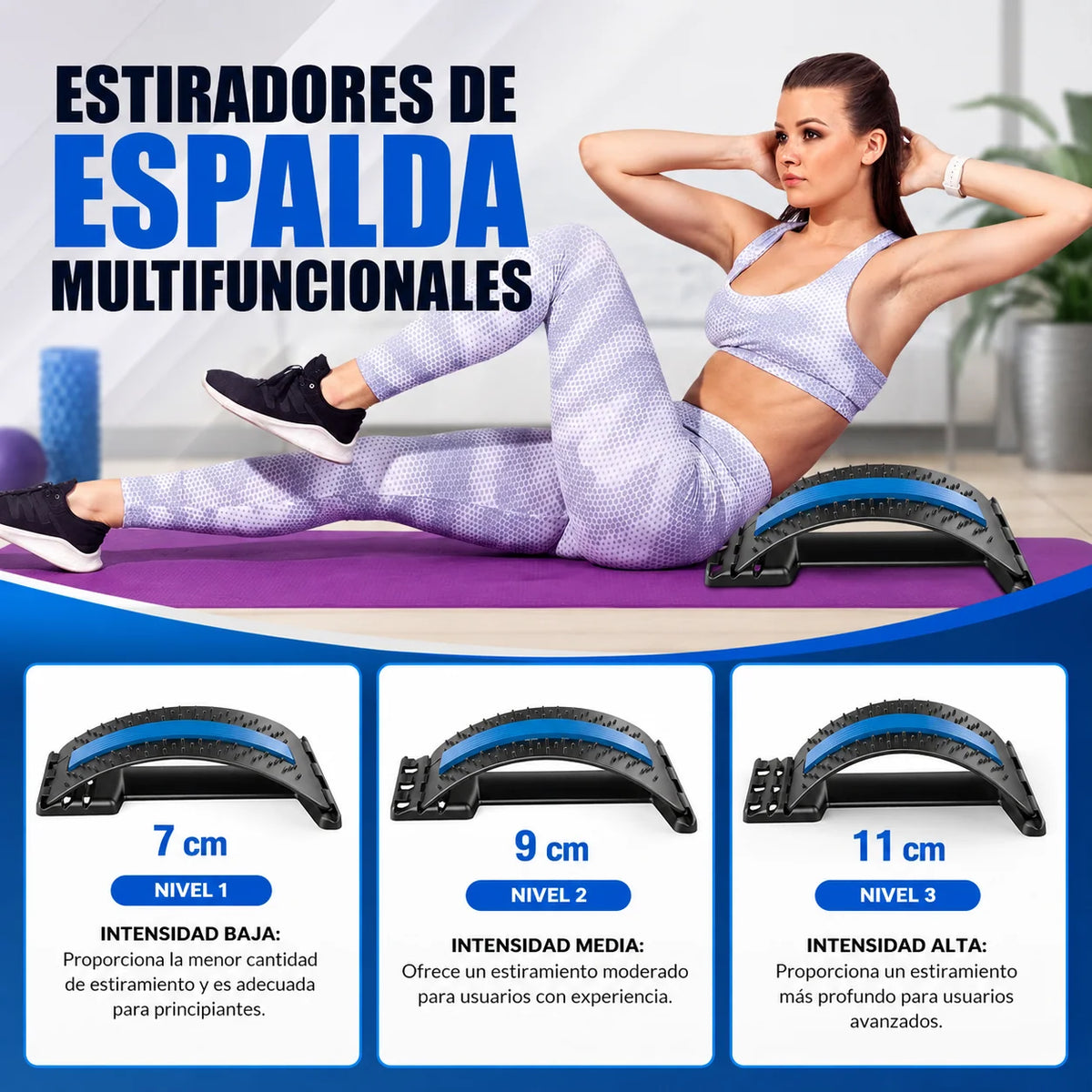 Estirador Lumbar BackRelax™- Estira y relaja tu espalda con una rutina sencilla
