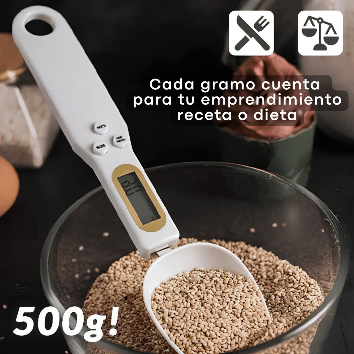 Cuchara Medidora Digital - Y nunca más arruinarás una receta