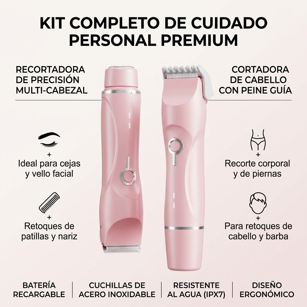 Depiladora de bikini GlowSkin™ - Depila y recorta sin dolor
