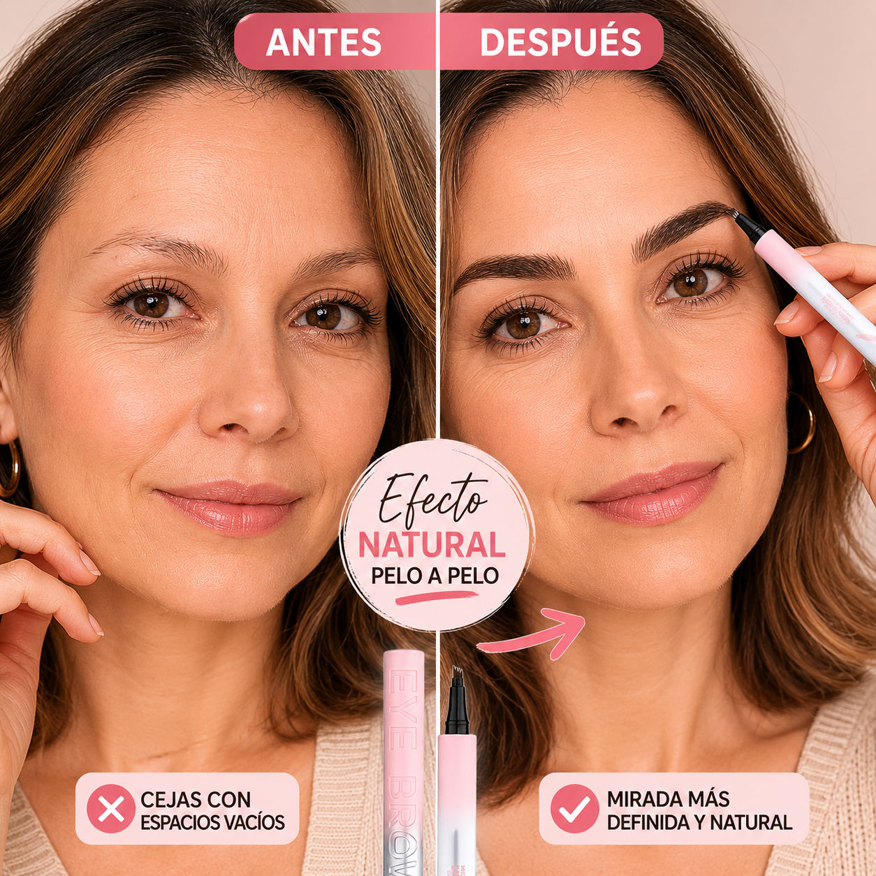 Lápiz Rellenador de Cejas - Recupera tus cejas con un efecto real