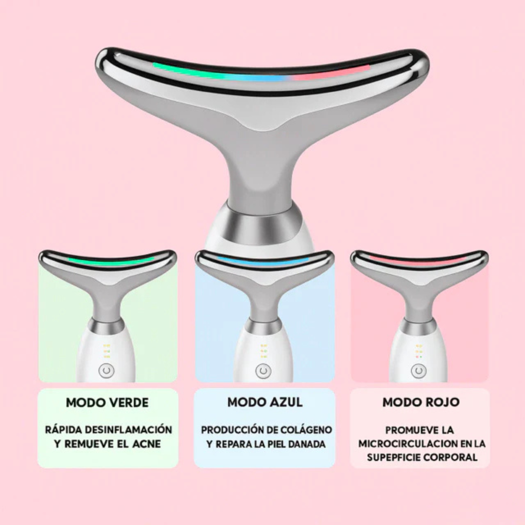 Masajeador Facial GlowSonic® - Reafirma, Moldea y Rejuvenece tu Rostro
