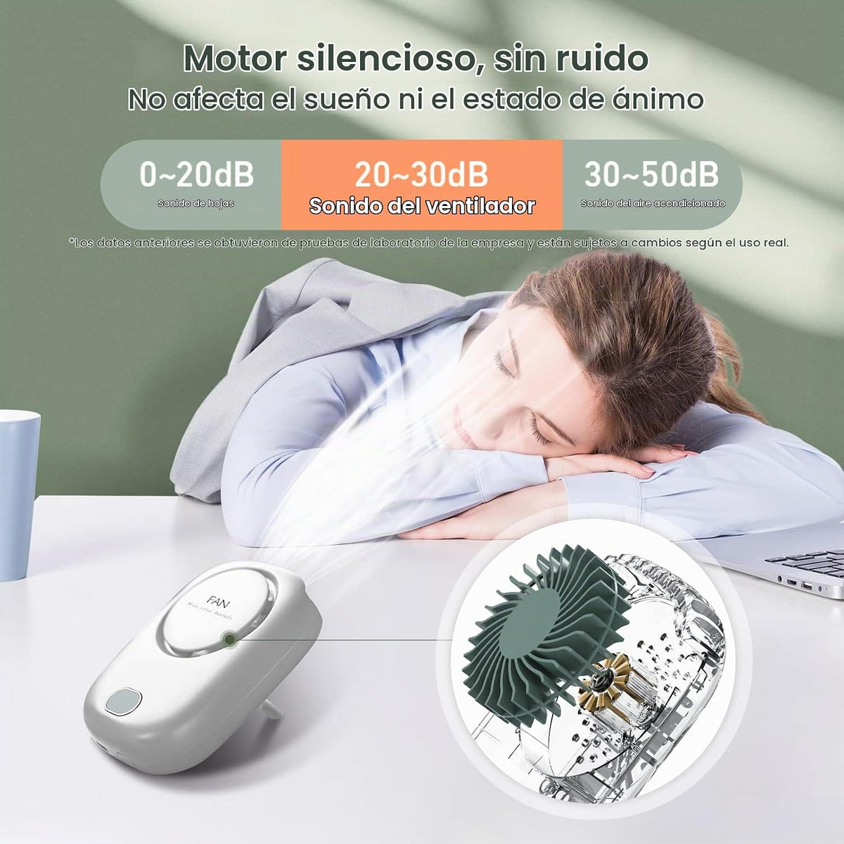 Ventilador portátil BreezeGo - Aire fresco donde vayas