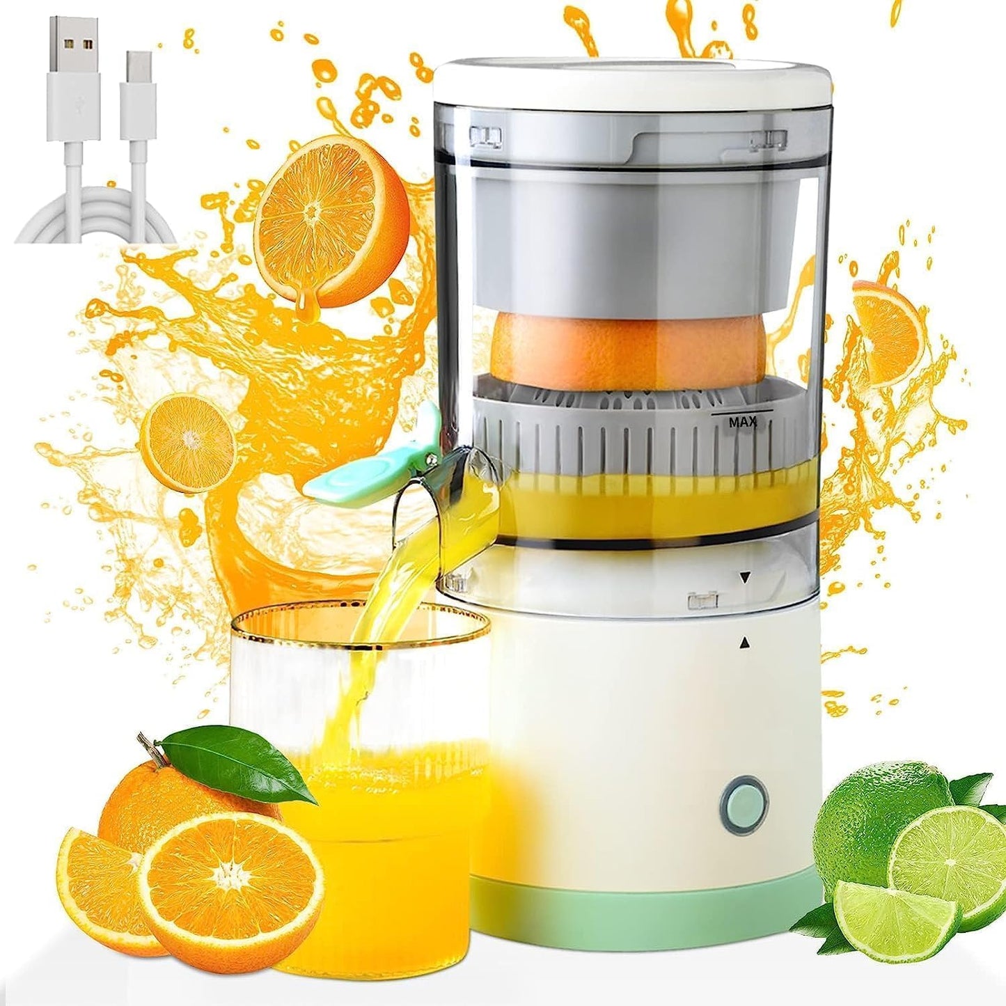 Exprimidor Recargable NaturalGo - Jugo natural al instante