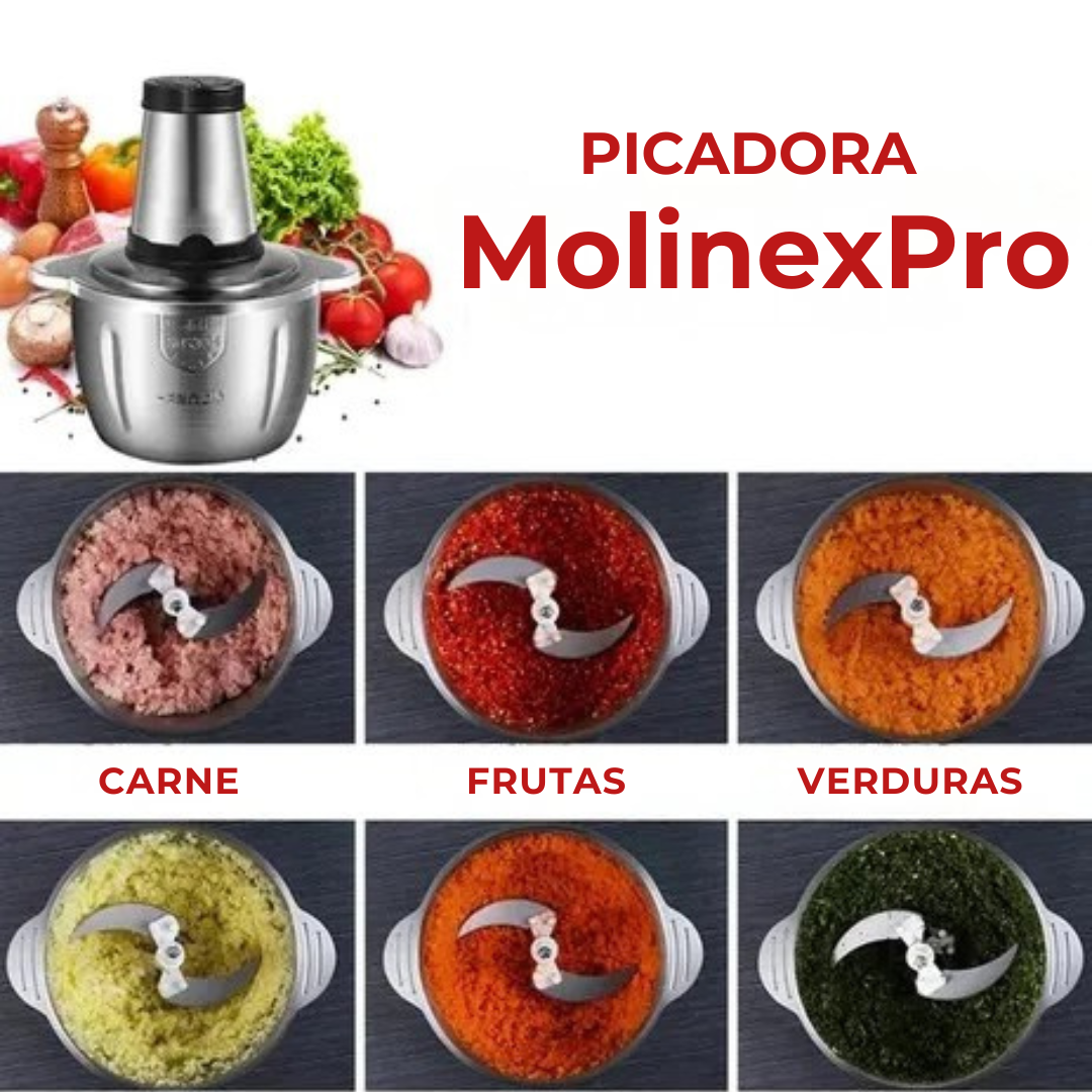 Picadora MolinexPro™ — Muele carnes y verduras sin esfuerzo