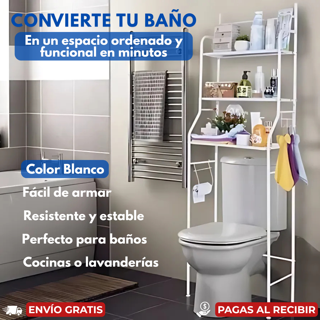 Organizador de Baño Imback - La Solución Perfecta para Baños Pequeños