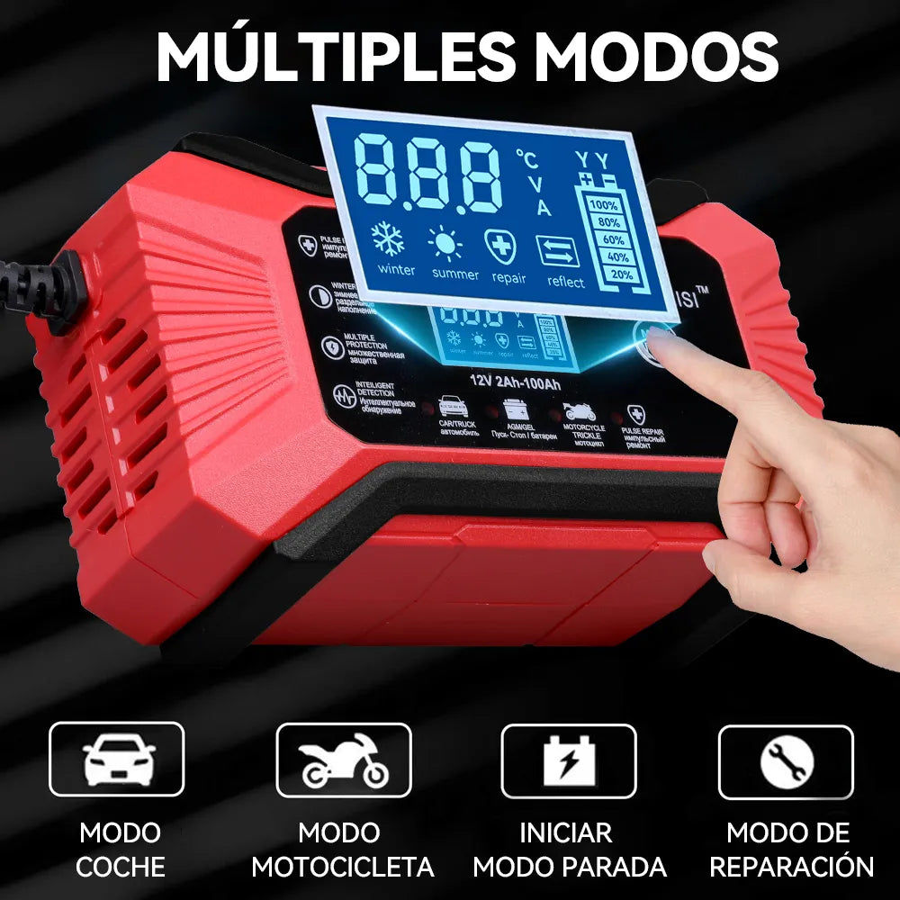 Cargador Inteligente PowerStart 12V - Revive tu batería en minutos