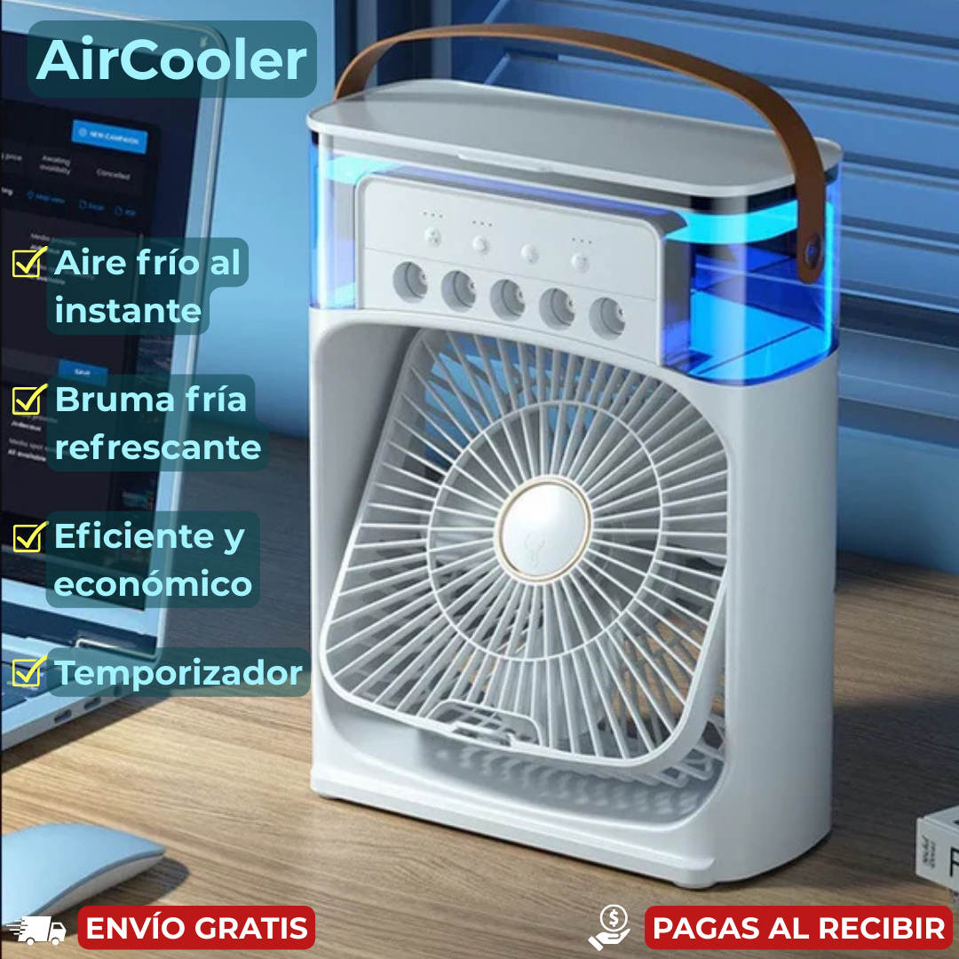 AirCooler™ - Un botón y aire frío en segundos