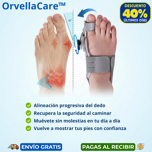 OrvellaCare™: Férula Correctora de Juanetes