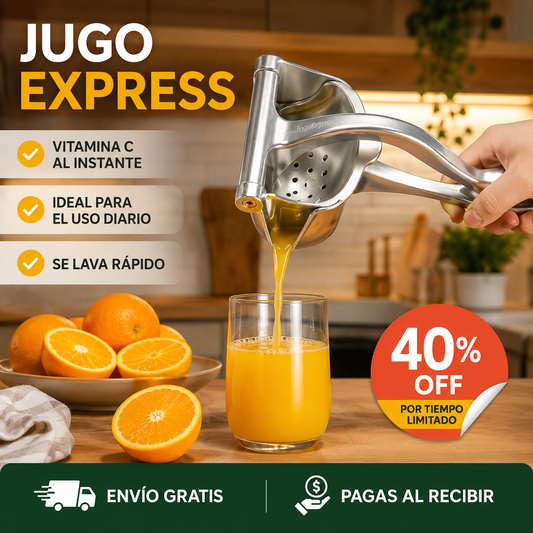 Exprimidor JugoExpress - Cuida a tu familia este invierno