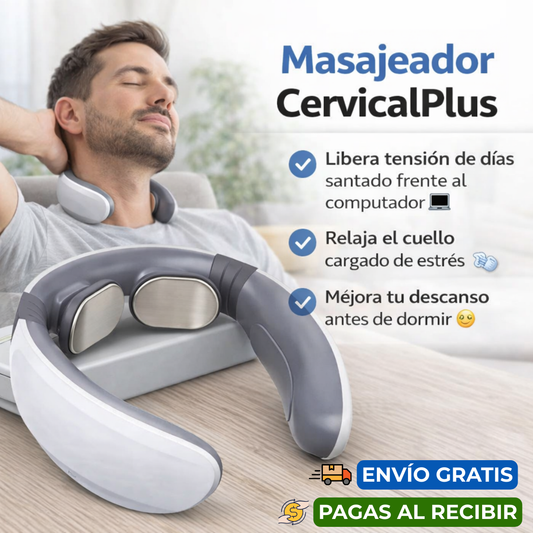Masajeador CervicalPlus - De tensión a alivio en minutos