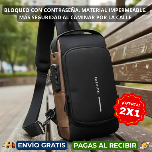 Bolso Antirrobo Impermeable - Tus documentos, celular y dinero más seguros cuando sales a la calle
