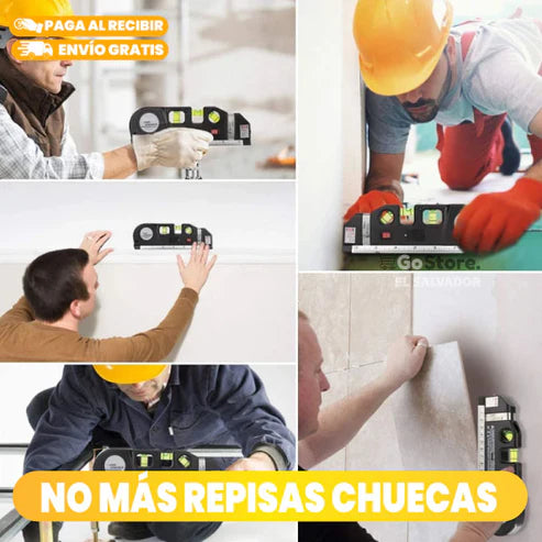 Nivel Laser Pro4 - Mide, nivela y marca bien a la primera