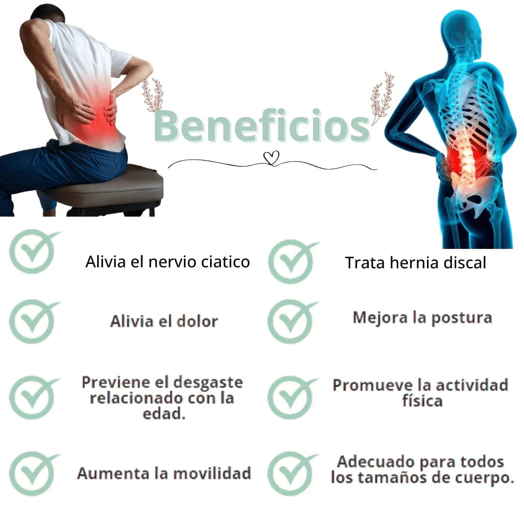 Soporte Lumbar Reset - Para cuando la espalda ya empezó a avisar