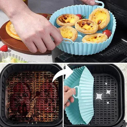 Set MoldePlus™- Cocina sin ensuciar tu freidora y limpia en segundos