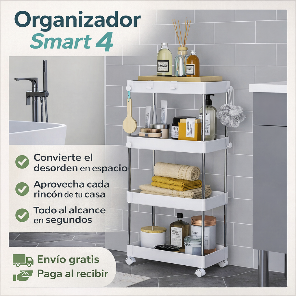 Organizador Smart 4 - Más orden, Más espacio