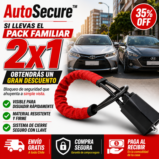 AutoSecure™ - Bloqueo de seguridad que ahuyenta a simple vista