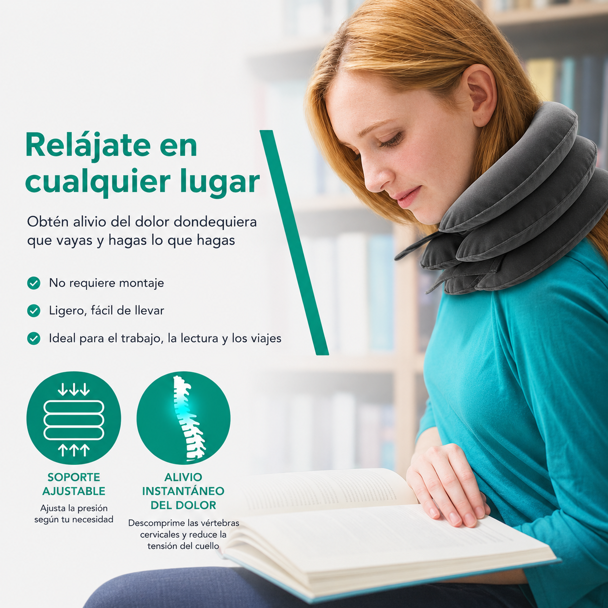 NeckRelax Pro - Relaja tu cuello y vuelve a moverte con libertad