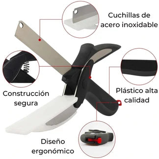 Tijeras para Alimentos FastCut - Reemplaza cuchillo y tabla en un solo corte