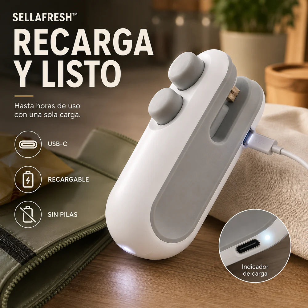 Sellafresh™ - Cierra, conserva y protege tus alimentos en segundos