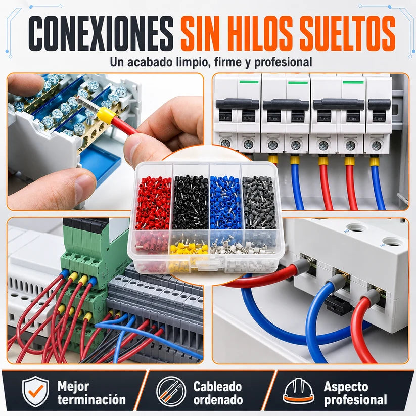 Kit Crimpadora de Terminales - Conexiones firmes y seguras
