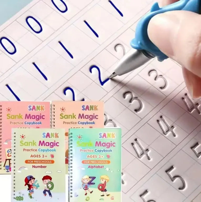 Set 4 Libros Caligrafia Montessori - Aprender jugando
