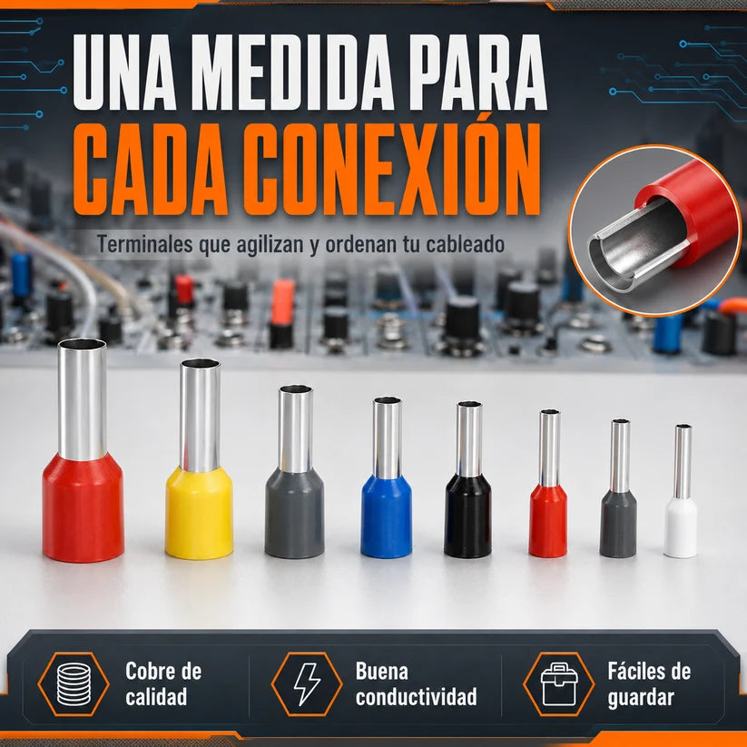 Kit Crimpadora de Terminales - Conexiones firmes y seguras