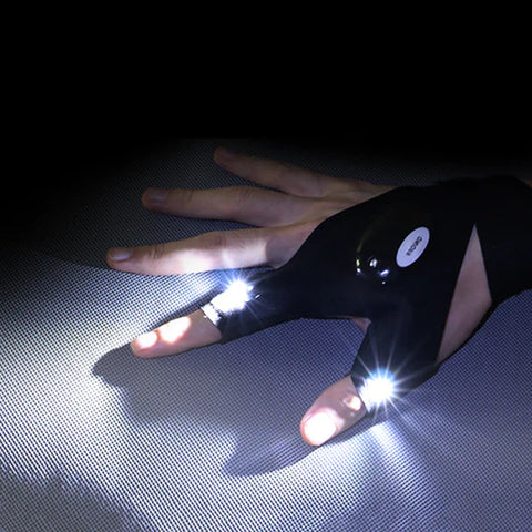 Guantes con linterna LED - Ilumina donde apuntas
