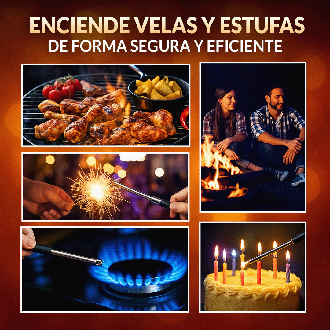 PowerFlame™ - Llega donde otros encendedores no pueden, sin quemarte