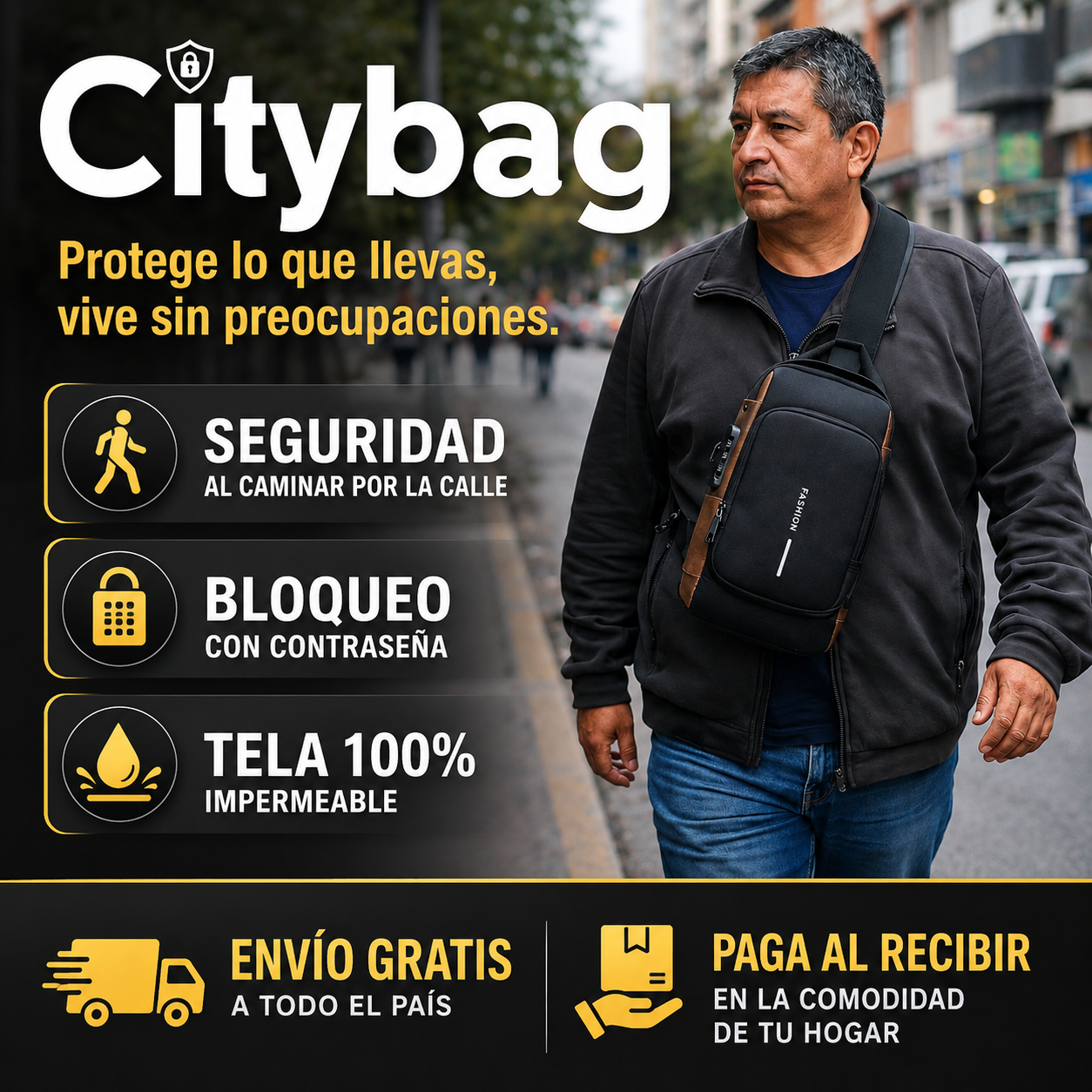 CityBag – Tu celular, billetera y documentos protegidos en cada salida