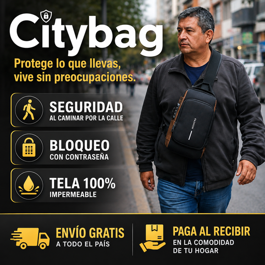 CityBag – Tu celular, billetera y documentos protegidos en cada salida