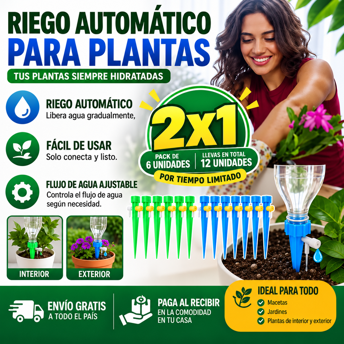 Sistema de riego automático - Cuida tus plantas siempre