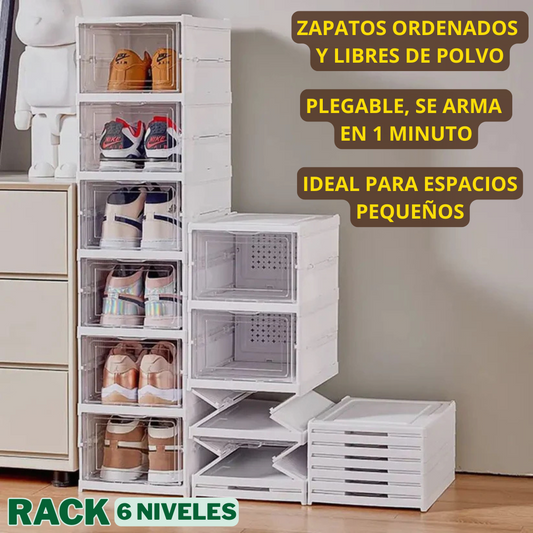 SmartRack 6 - Ordena y protege tus zapatos del polvo