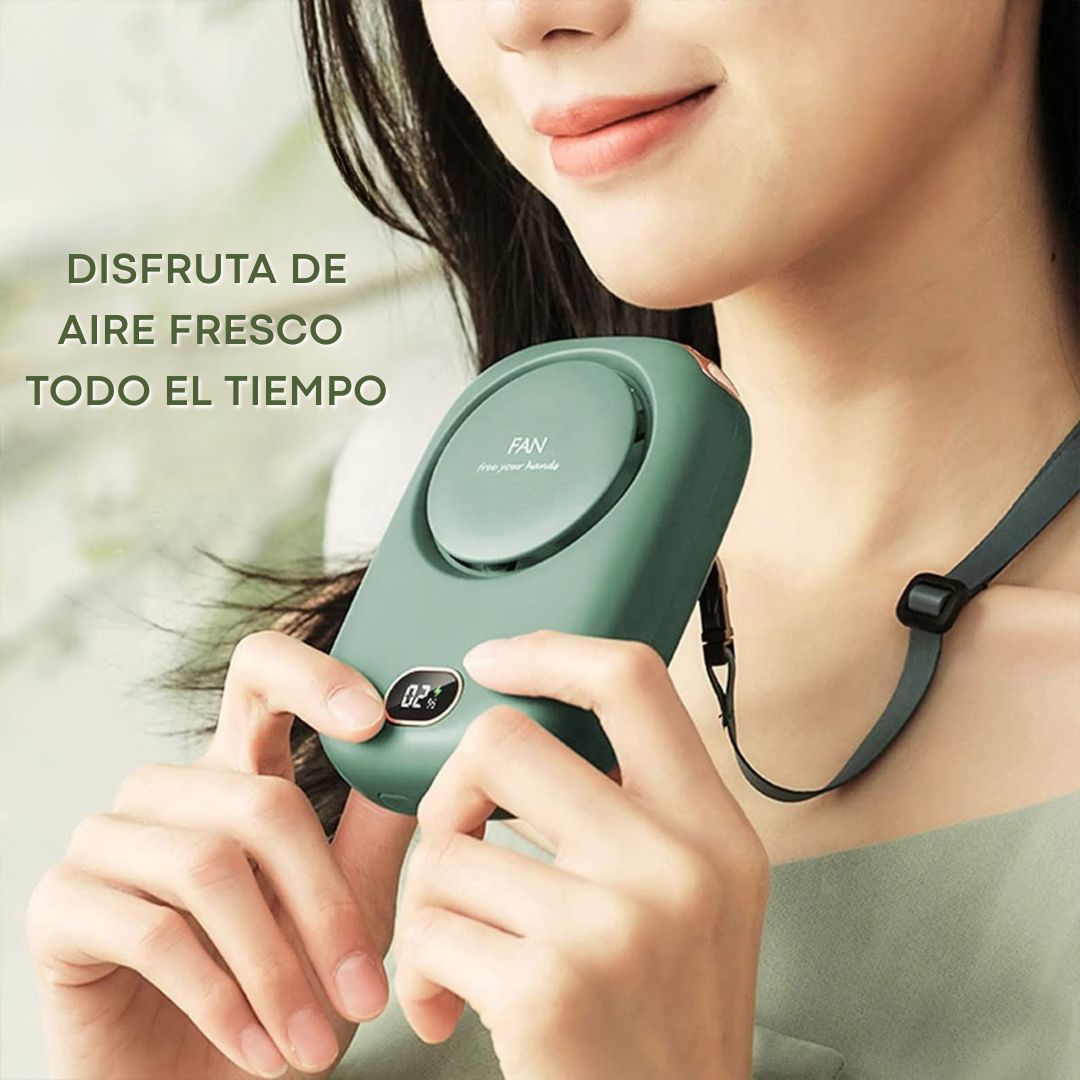 Ventilador portátil BreezeGo - Aire fresco donde vayas