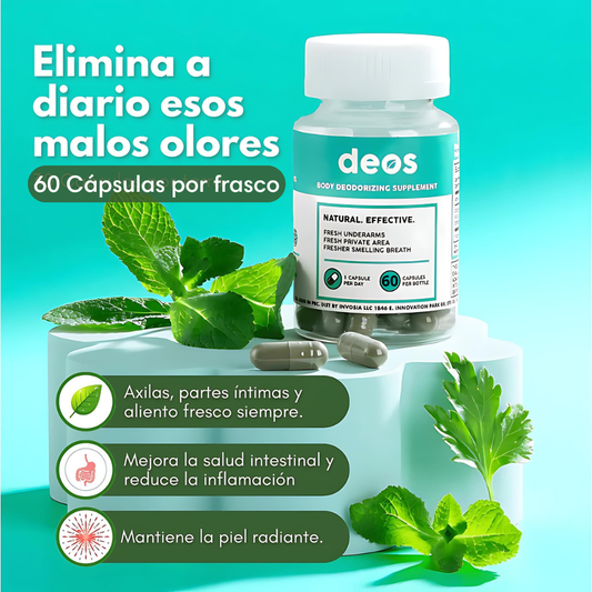 DEOS Desodorante interno x60 - Frescura y confianza todo el día