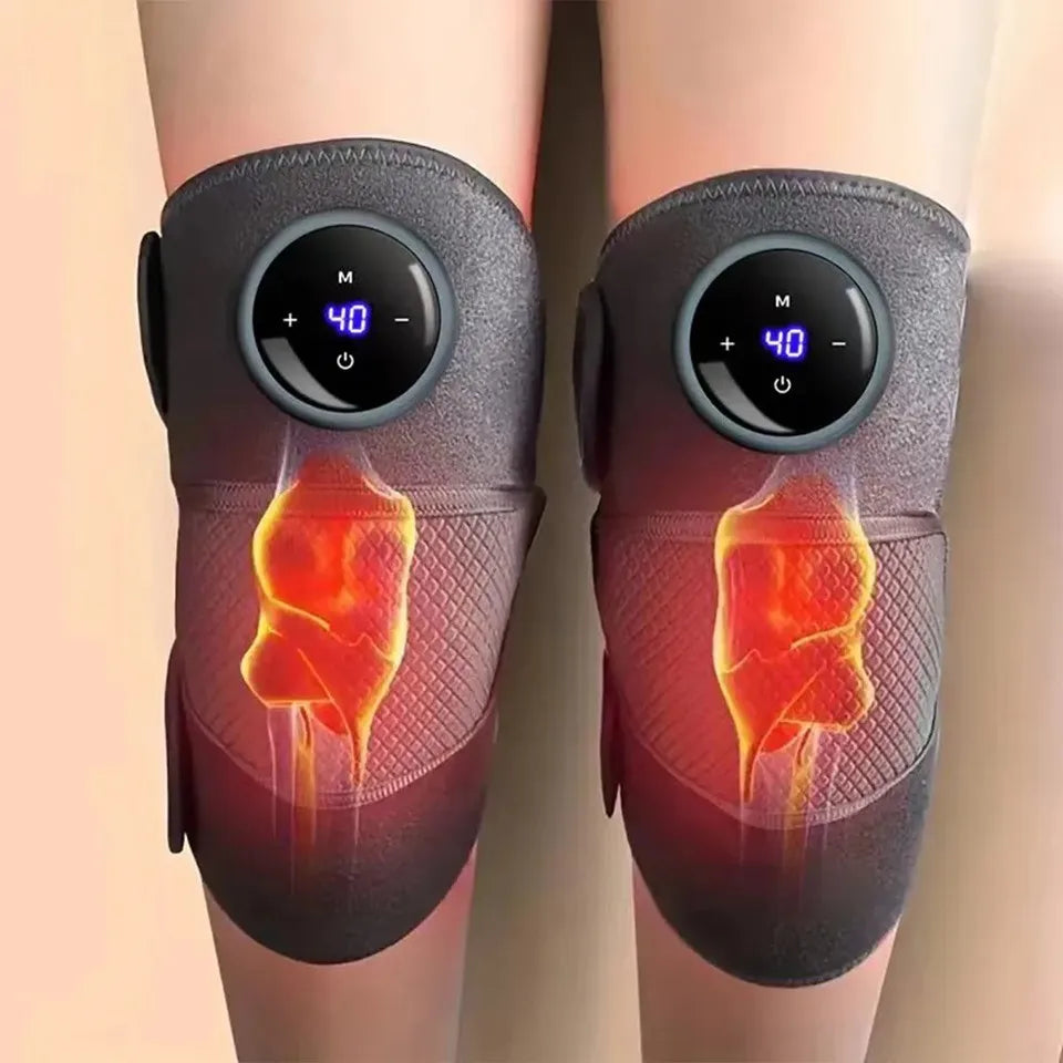 Rodillera Térmica de Fisioterapia - Calor y masaje para rodillas, hombros y codos