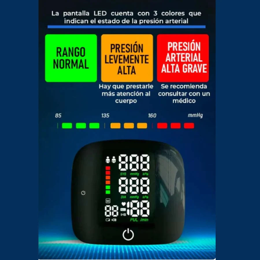 Tensiómetro Digital VitalCheck™- Monitorea tu salud fácilmente