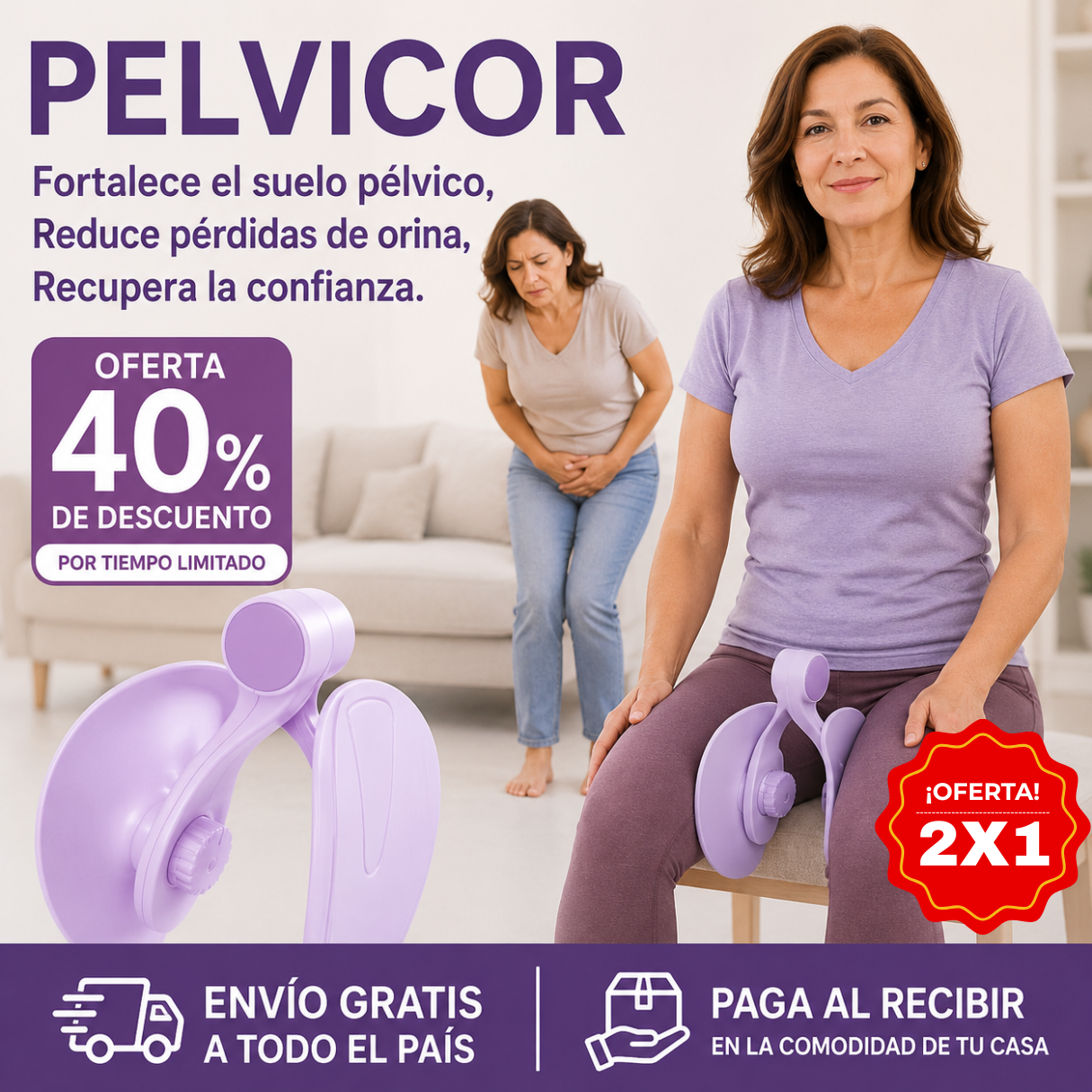 PelviCore – Fortalece tu suelo pélvico y olvídate de las fugas
