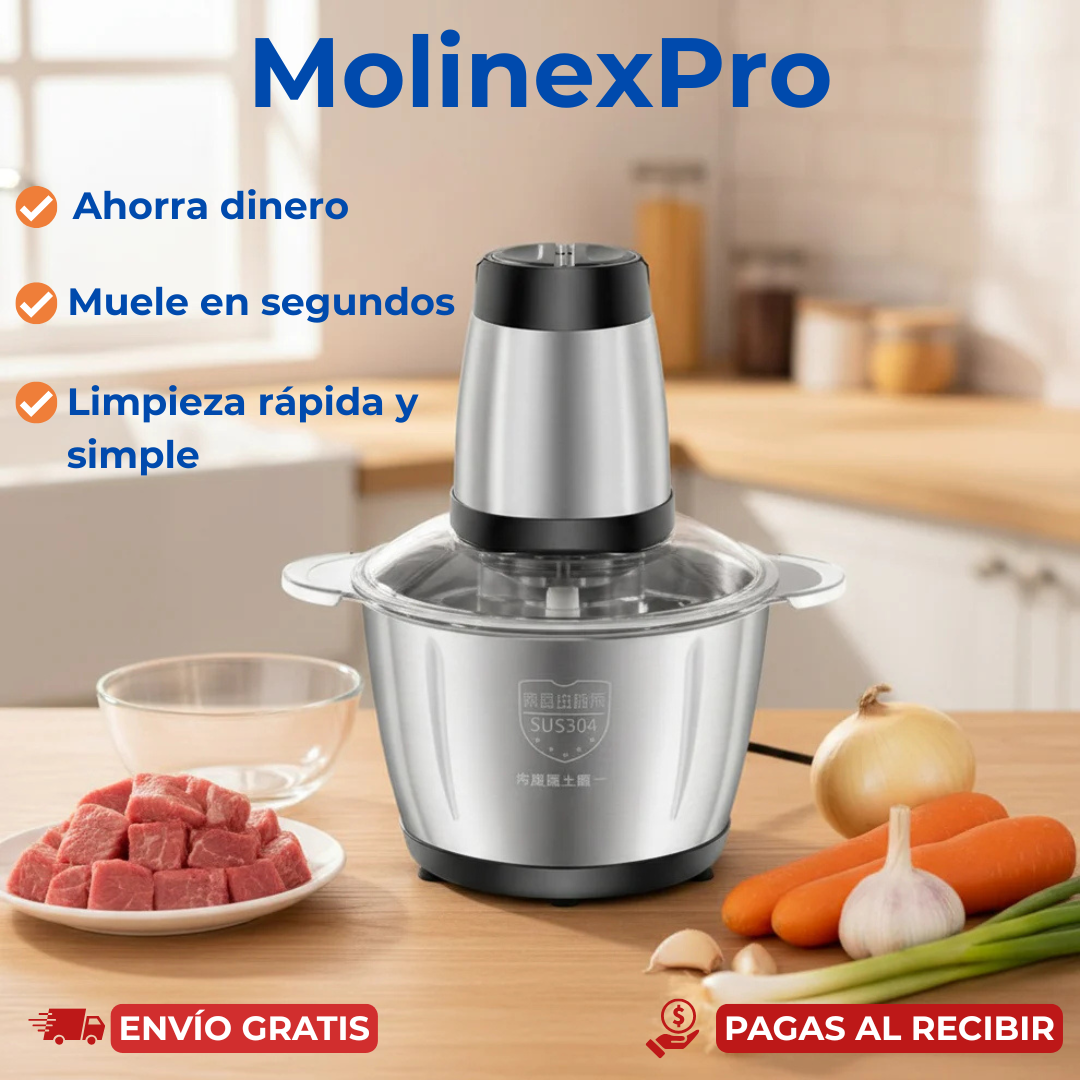 Picadora MolinexPro™ - Más ahorro, más control en tu cocina
