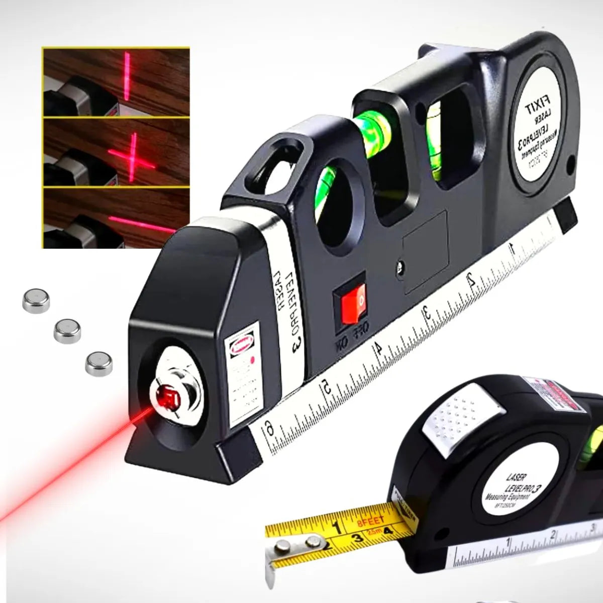 Nivel Laser Pro4 - Mide, nivela y marca bien a la primera