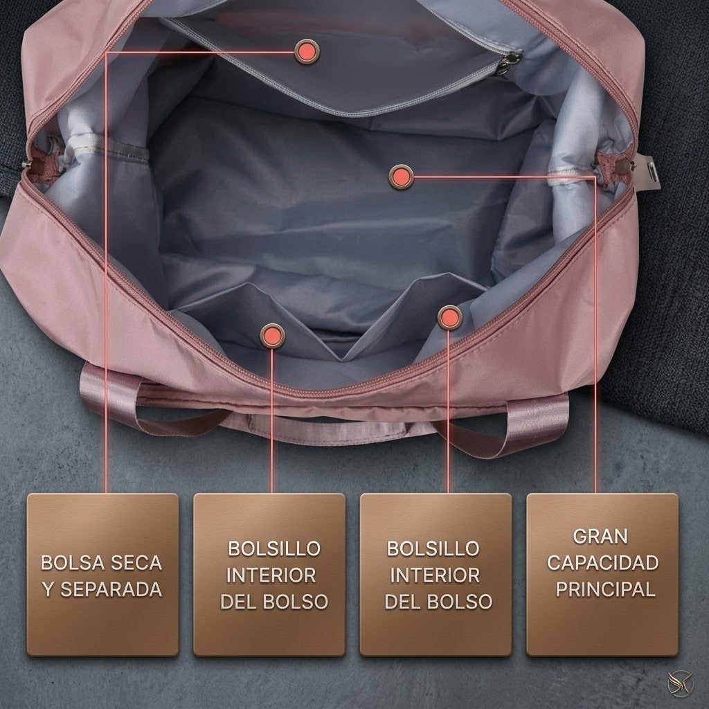 Bolso de Viaje Plegable - Viaja liviana y aprovecha cada centímetro